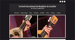 Desktop Screenshot of festivalmandoline.fr