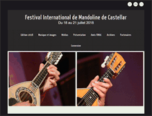 Tablet Screenshot of festivalmandoline.fr
